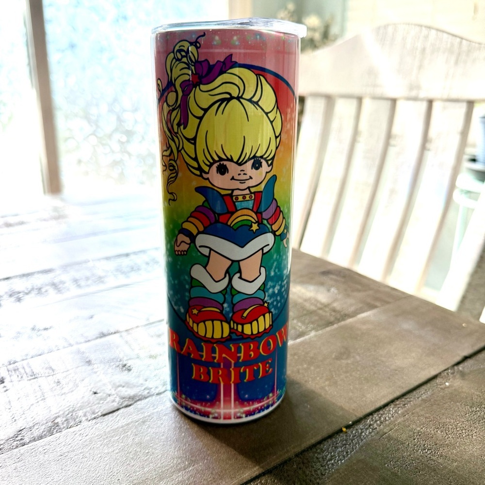 Rainbow Brite Colorful Drinkware Tumbler